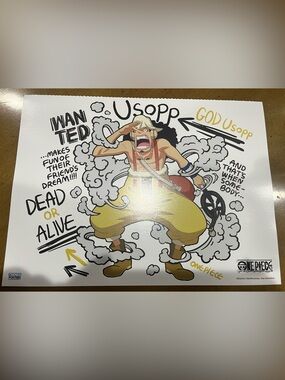 Onepiece Usopp Anime Poster - Yellow God Usopp Trends Posters